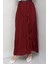 Kraşlı Etek Bordo HM2706 2