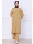 Uzun Tunikli Ayrobin Takım Camel HM2770 4