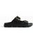 Siyah Yazlık Unisex Çift Toka Yumuşak ve Hafif Terlik 1