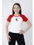 Kız Çocuk My Melody Baskılı Tişört – Kırmızı Kollu Pamuklu Yazlık Model 2