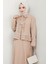 Fırfırlı Etekli Takım Bej HM2722 2