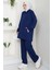 Çıtçıtlı Kapüşonlu Ikili Takım Lacivert HM2646 7