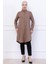 Düğme Detaylı Tunik Vizon HM2737 1