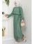 Bağcık Detaylı Etekli Takım Mint HM2724 2