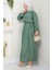 Bağcık Detaylı Etekli Takım Mint HM2724 3