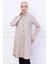 Düğme Detaylı Tunik Bej HM2737 1