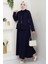 Fırfırlı Etekli Takım Lacivert HM2722 1