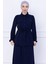 Beli Bağlamalı Etekli Ayrobin Takım Lacivert HM2734 4
