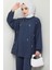 Taş Detaylı Ikili Takım Indigo HM2665 3