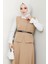 Yelekli Etekli Ikili Takım Bej HM2690 2