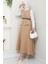 Yelekli Etekli Ikili Takım Bej HM2690 3