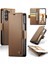 Samsung Galaxy Z Fold 6 Hafif Rfıd Engelleme Manyetik Kapatma Deri Kapaklı Kılıf 3 Kart Yuvası (Yurt Dışından) 1