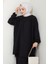Müslin Tunik Pantolon Ikili Takım 1558 - Siyah 4
