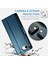 Samsung Galaxy S21 Hafif Rfıd Engelleme Manyetik Kapatma Deri Kapaklı Kılıf 3 Kart Yuvası (Yurt Dışından) 5