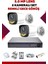 2 Kameralı Set - 5mp Sony Lensli Full Hd Gece Görüşlü Güvenlik Kamerası Sistemi - Mmzsktnsu7 1