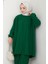Müslin Tunik Pantolon Ikili Takım 1558 - Zümrüt Yeşili 5