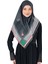 Filistin Eşarp Kefiye Siyah Rengi Çizgisiz Kadın Eşarp S100039 1