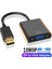 Displayport Dp VGA Adaptör Kablosu Erkek Dp Erkek VGA Dönüştürücü Pc Dizüstü Hdtv Monitör Için 1080P Çevirici 4