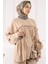 Vizon Beli Ipli Tunik Pantolonlu Modal Takım 4