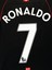 M.united Ronaldo 2008 Deplasman Siyah- Kısa Kol Forması- 10JG 4