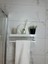 Fulya Banyo Ahşap Raflı Beyaz Metal Havlu, Şal Askılık 2