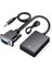Full Hd VGA - HDMI Uyumlu Dönüştürücü Adaptör Kablosu 1080P Ses Çıkışı ile Pc Dizüstü Bilgisayar Için VGA Hd Adaptörü - HDMI Projektör 1