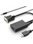 Full Hd VGA - HDMI Uyumlu Dönüştürücü Adaptör Kablosu 1080P Ses Çıkışı ile Pc Dizüstü Bilgisayar Için VGA Hd Adaptörü - HDMI Projektör 2