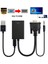 Full Hd VGA - HDMI Uyumlu Dönüştürücü Adaptör Kablosu 1080P Ses Çıkışı ile Pc Dizüstü Bilgisayar Için VGA Hd Adaptörü - HDMI Projektör 4
