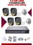 4 Kameralı Set - 5mp Sony Lensli Full Hd Gece Görüşlü Güvenlik Kamerası Sistemi - A3T92UJD2A 1