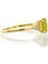 Peridot Oval Tektaş Pırlanta Yüzük 3