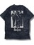 Unisex The Beatles Sırt Baskılı Yıkamalı Tişört, Oversize Rock-Metal Baskılı Eskitme T-Shirt 3