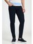 Pamuk Karışım Slim Fit 5 Cep Lacivert Chino Pantolon 1