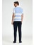 Pamuk Karışım Slim Fit 5 Cep Lacivert Chino Pantolon 5