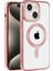 iPhone 15 Kılıf Kronos Magsafe Kapak - Rose Gold 1