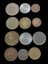 12 Adet Yabancı Madeni Para. Madeni Eski Para. Koleksiyon Para. Lot 46 1