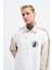 Erkek Contrast And Piped Polo Ekru Sweatshirt-Soft Beıge 4
