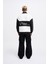 Erkek Contrast And Piped Polo Ekru Black Sweatshirt 5