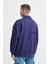 Erkek Distressed Stitch Polo Lacivert Sweatshirt 3