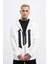 Erkek M Logo Ekru Zip Jacket 5
