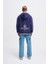 Erkek M Star Logo Lacivert Zip Jacket 3