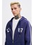 Erkek M Star Logo Lacivert Zip Jacket 5