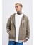 Erkek M Star Logo Haki Zip Jacket 4