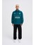 Erkek Sublime Printed Polo Petrol Yeşili Sweatshirt 2