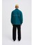 Erkek Sublime Printed Polo Petrol Yeşili Sweatshirt 3