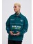 Erkek Sublime Printed Polo Petrol Yeşili Sweatshirt 4