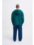 Erkek M Logo Petrol Yeşili Zip Jacket 2