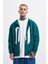 Erkek M Logo Petrol Yeşili Zip Jacket 3