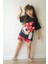 Minnie Mouse Baskılı Kız Çocuk Alt Üst Tişort ve Şort Takımı - 2'li Yazlık Set 1
