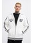 Erkek M Star Logo Ecru Zip Jacket 5