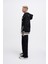 Erkek 87 Aplique Siyah Zip Jacket 2